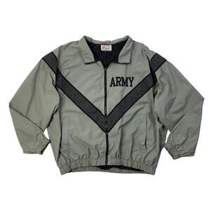 Vintage US Army Jacket Mens M Medium Regular Fit Nylon JWOD Skilcraft PT IPFU